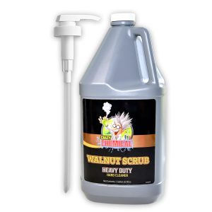 Crazy Chemical Walnut Scrub Heavy Duty Hand Cleaner + Pump 1 gal
