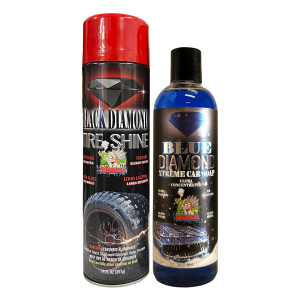 Black & Blue Diamond Duo 14oz / 16oz